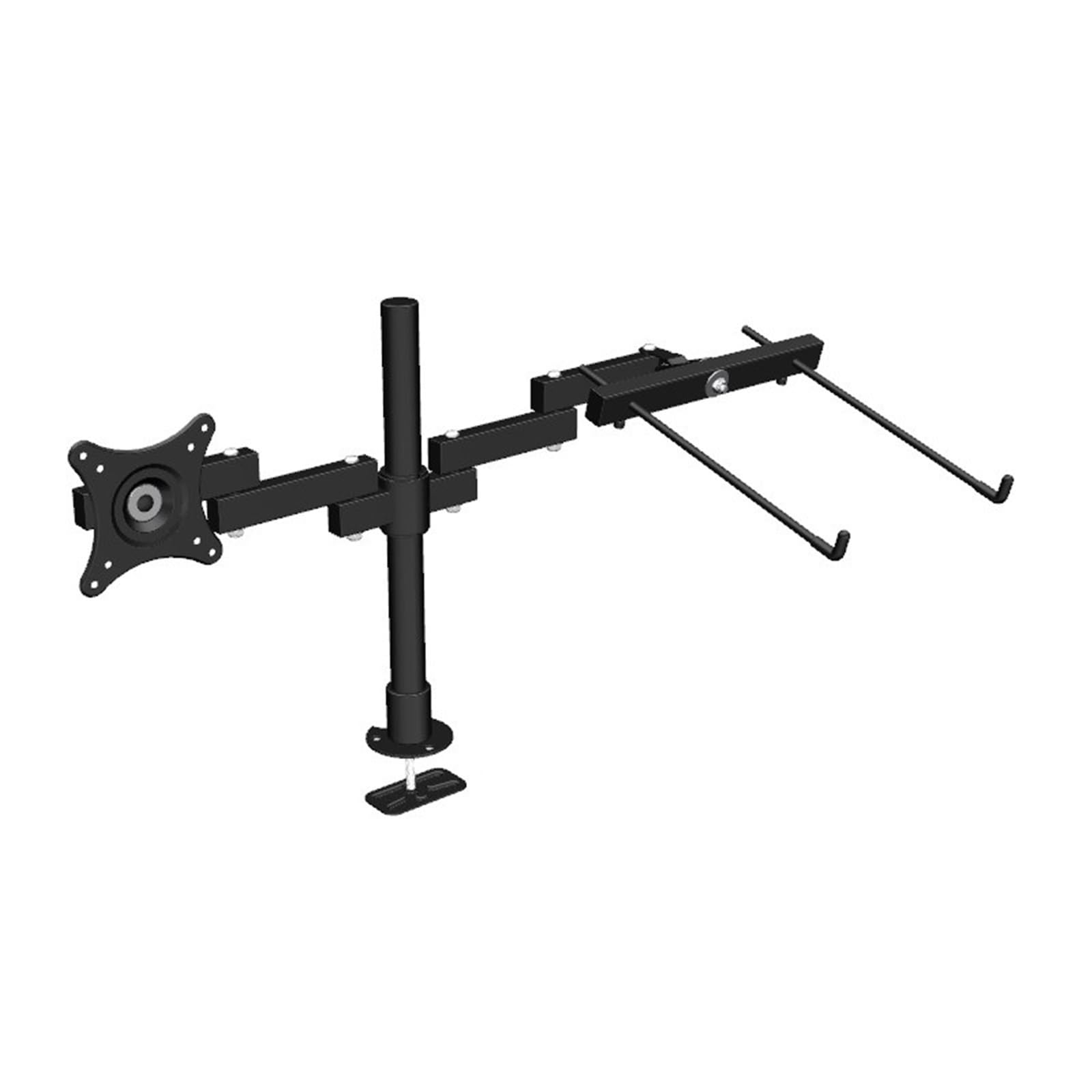 YLUPVT Laptop stand desktop dual screen display bracket can be raised and lowered to rotate the left and right screens to increase the height of the shelf(S453-2)