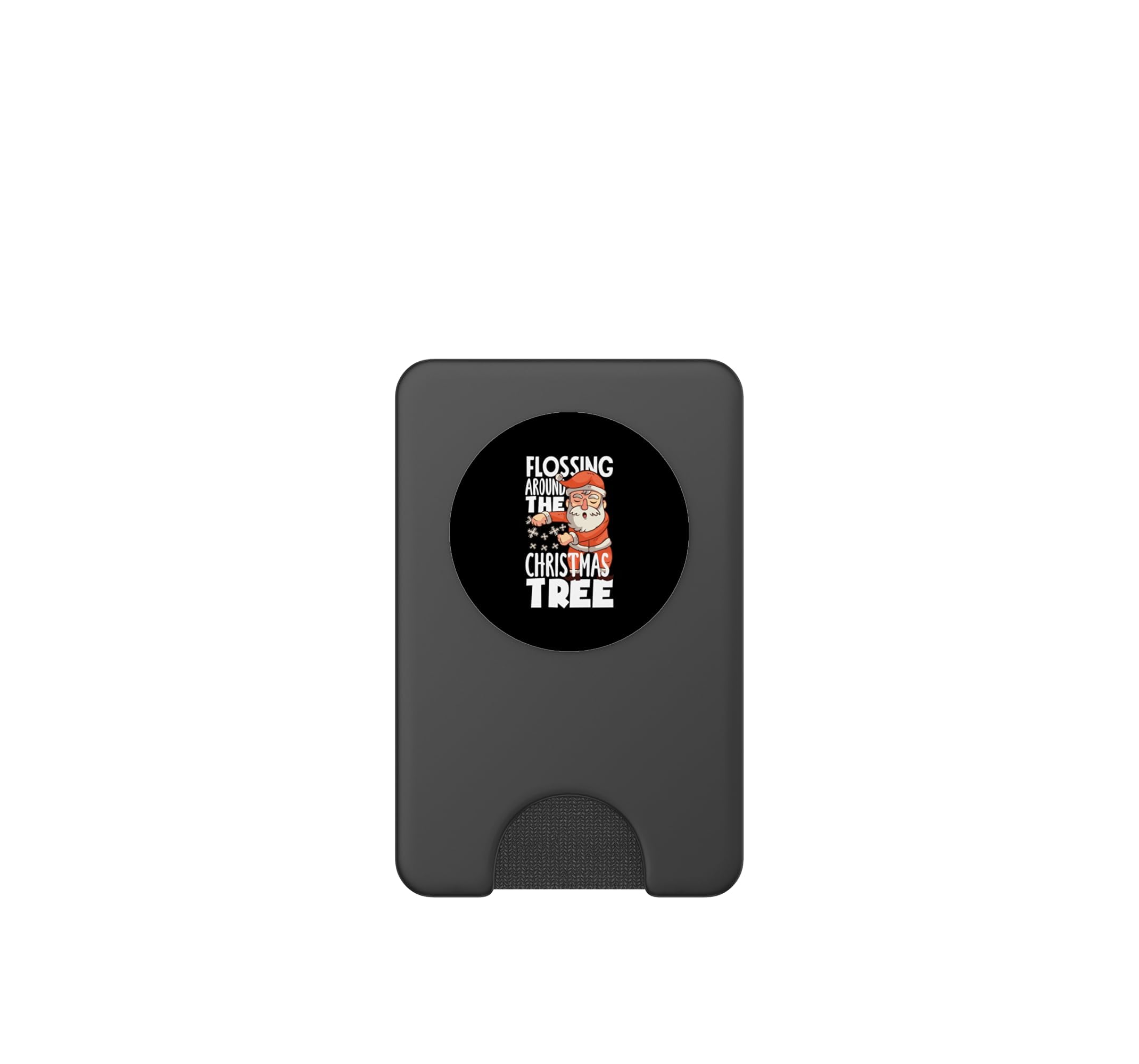 Santa Floss Zahnseide um den Weihnachtsbaum Lichter Jungen PopSockets PopWallet für MagSafe