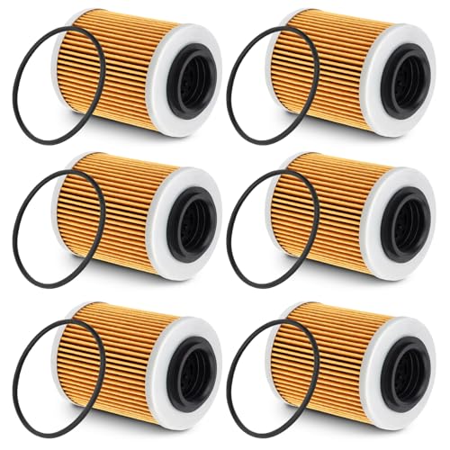 Image of 0800-011300 Oil Filter with O-rings Compatible With CFMOTO Cforce Zforce Uforce 1000 950 900 800 600 500 400 ATV /UTV Replace#: 0800-011300-00030 0800-011300-0004 (6 PCS)