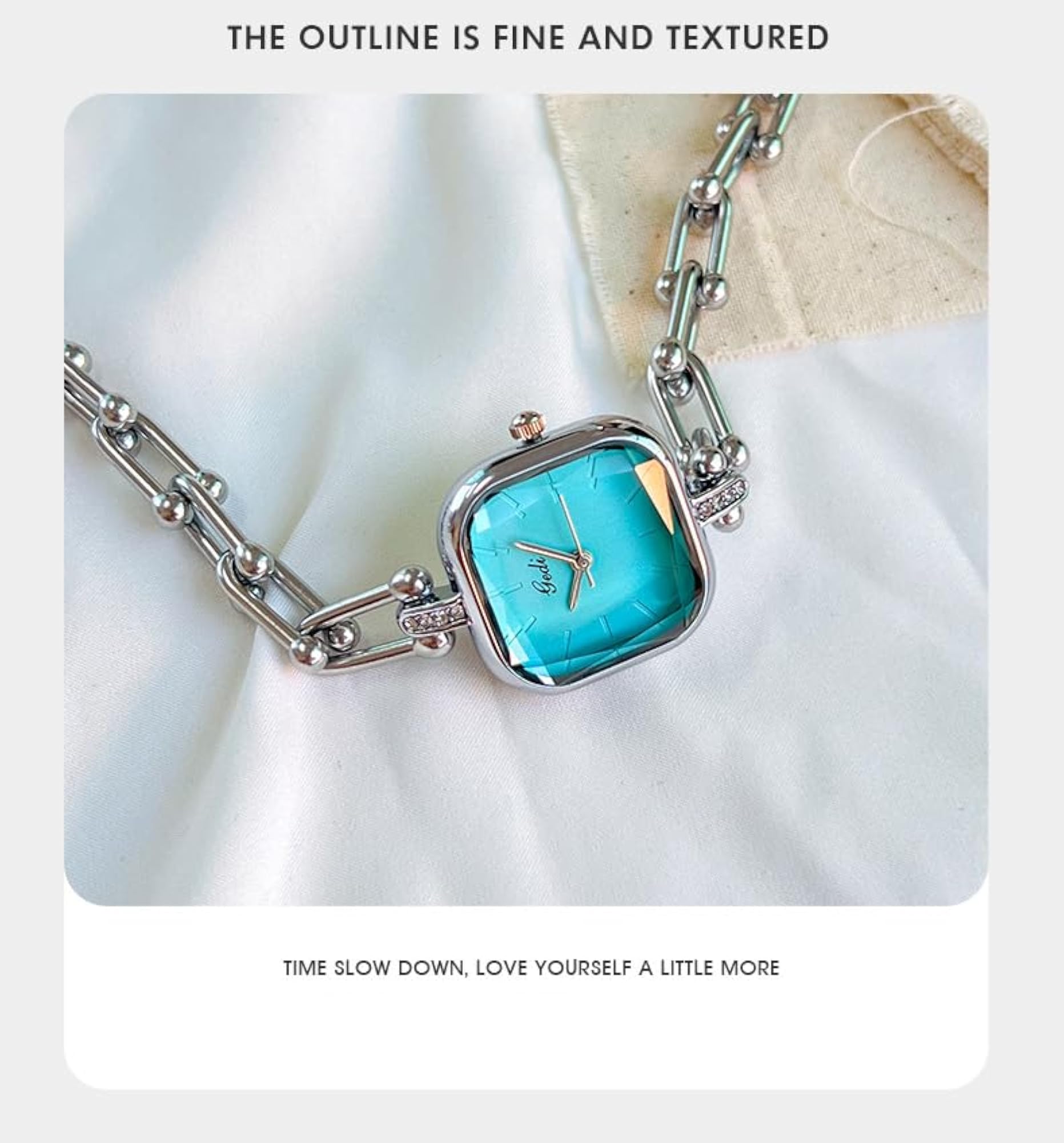 Women's Light Luxury Bangle-Style Square Quartz Watch, Gift