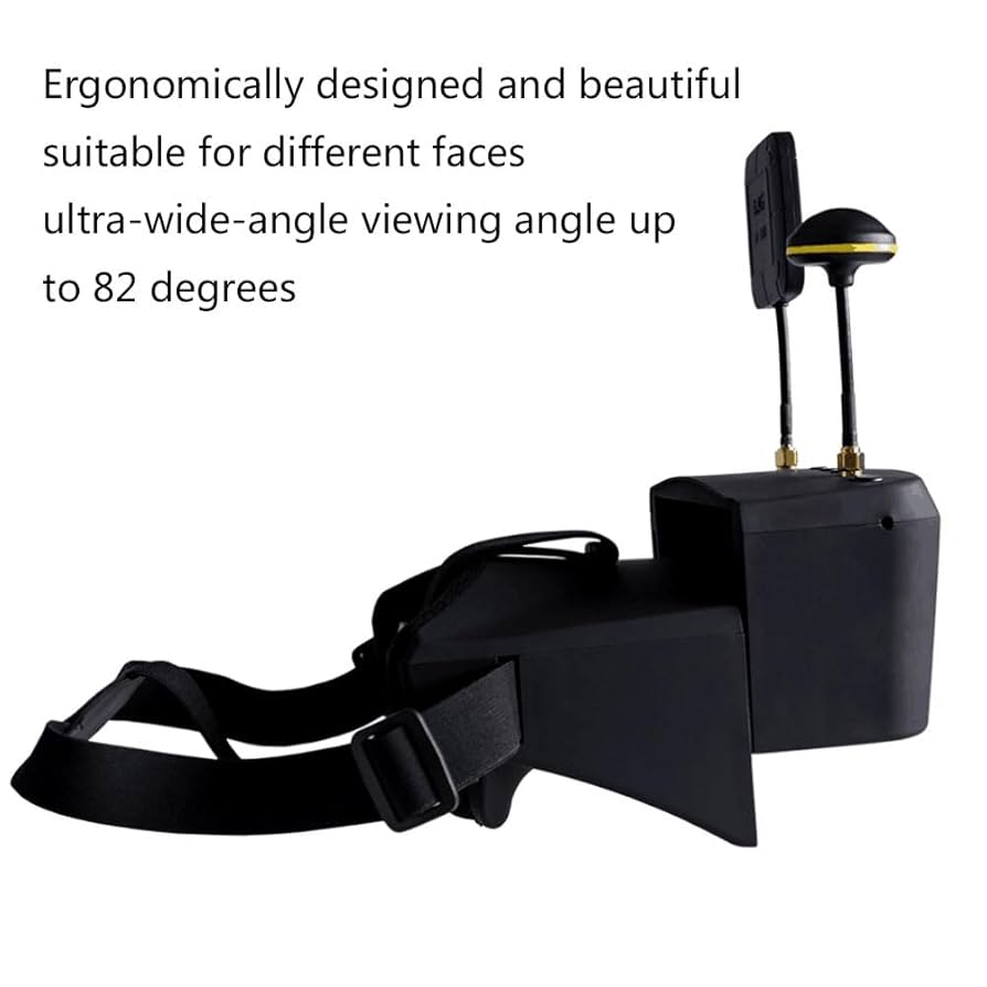 Eachine  EV800  ゴーグル 5.8Ghz FPVゴーグル『Eachine EV800』実機レビュー・使い方