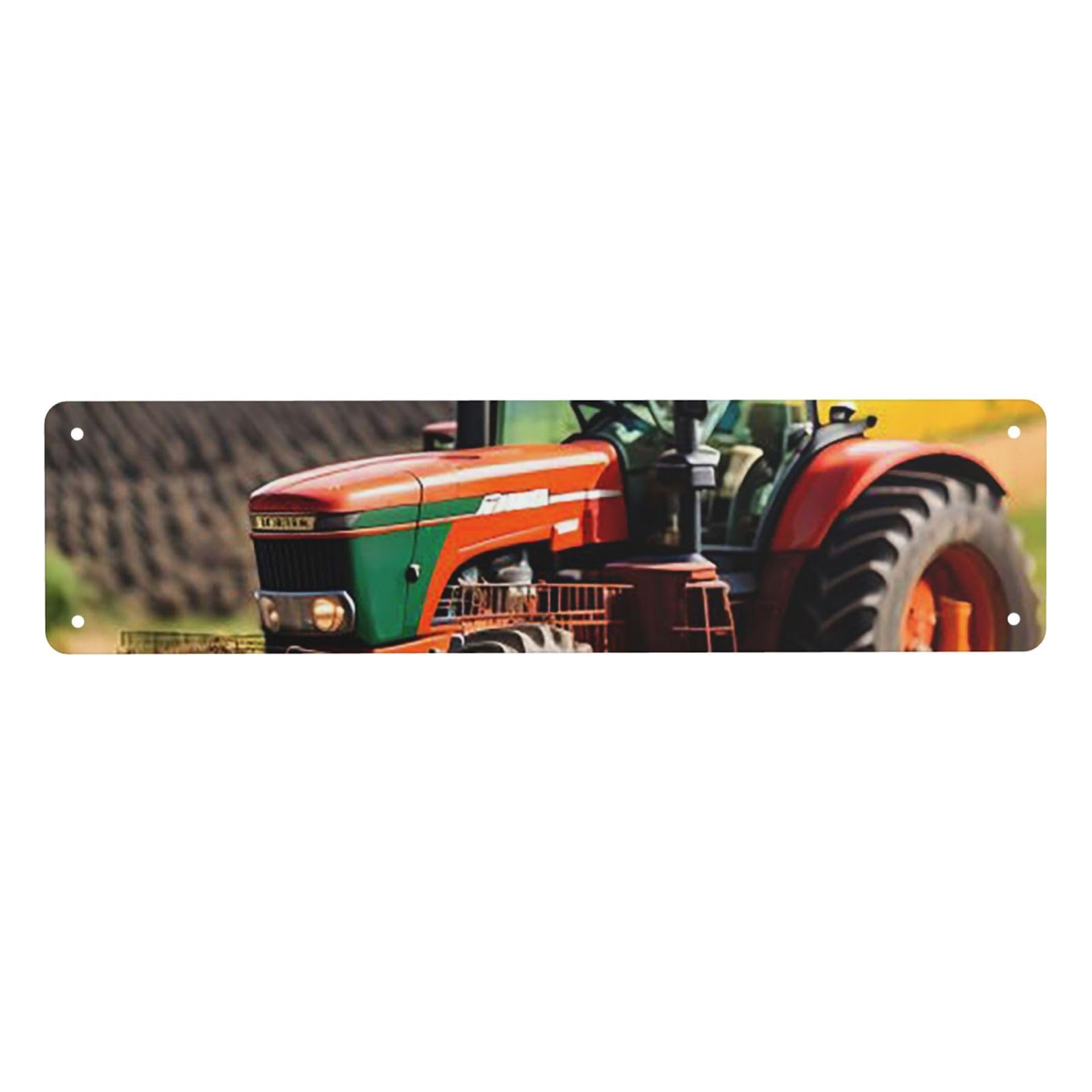 Vintage Metal Tin Signs Retro Garage Signs Stylish Wall Art Plaques for Home Decor Unique Poster 4x16 Inch Company Farm Tractors Metal Sign Outdoor Wall Decorations Gifts
