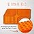 Mighty Paw Dog Lick Pad | BPA-Free Food Grade Silicone Mat for Fun, Anxiety, & Boredom Relief. Strong Suction Cups for Easy Grooming and Slow Feeding. Supports Dental Health. Dishwasher Safe (Orange)