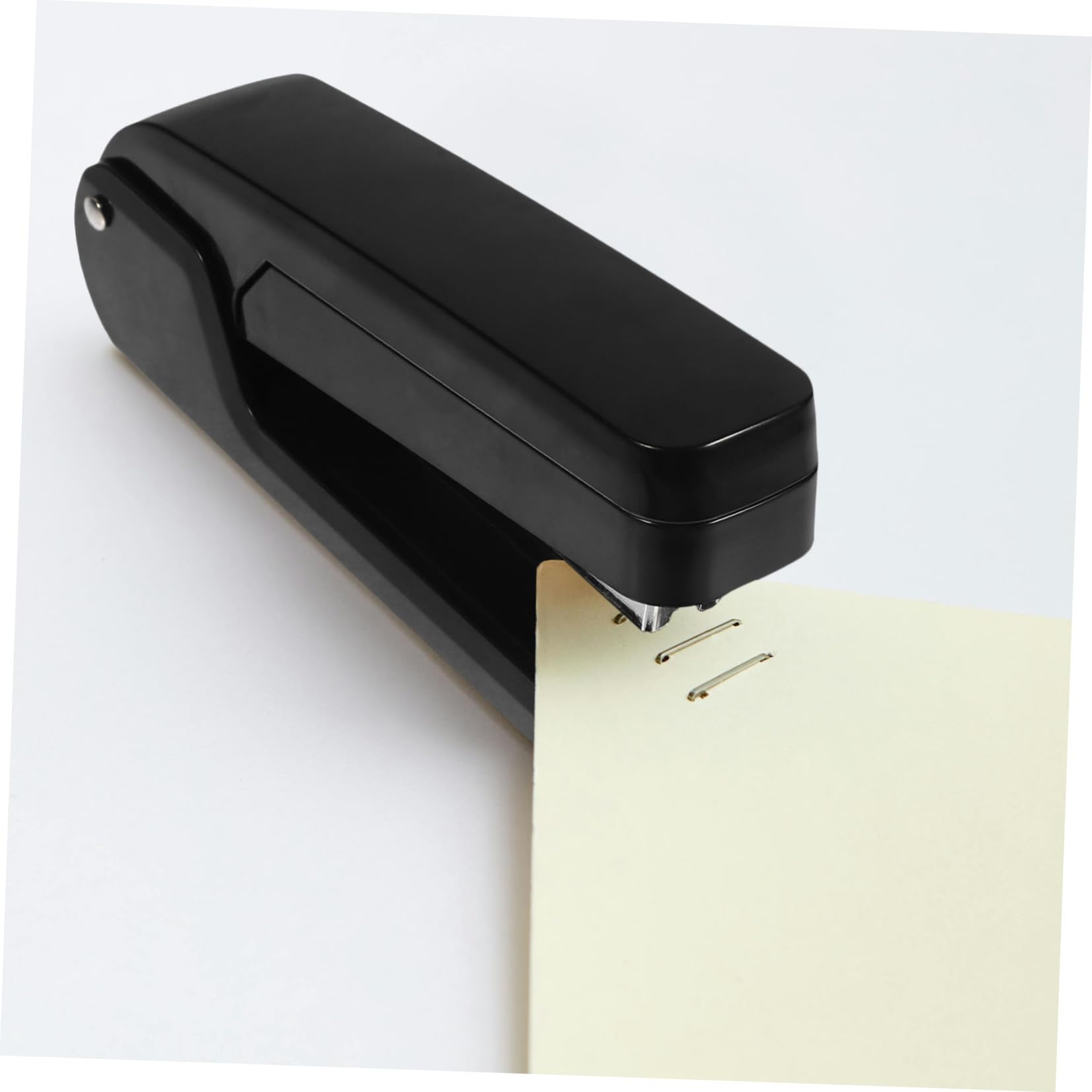 jojofuny 5 Pezzi cucitrice rotativa X forniture per ufficio cucitrice compatta Picket per ufficio desktop girevole da tavolo cucitrici portatili plastica Nero