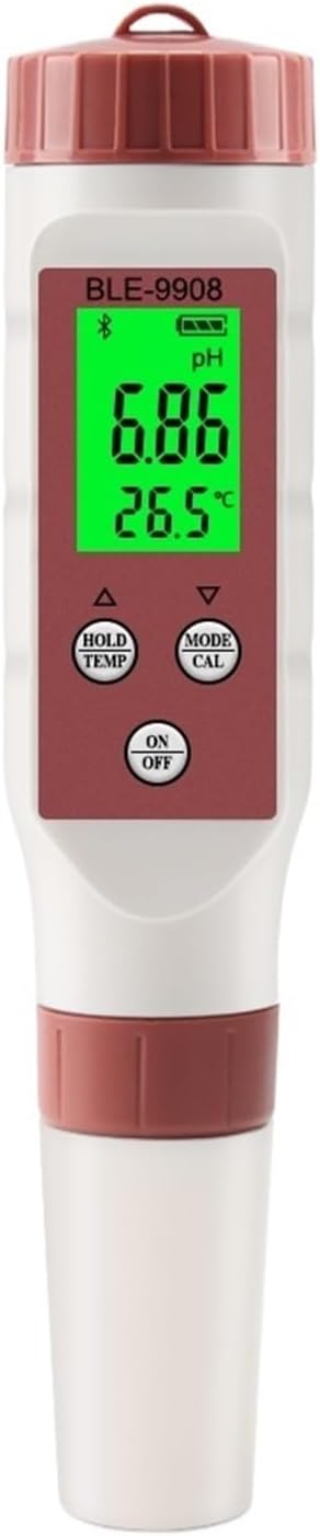 Ble-C600 Compatible Water Quality Pen 7 in 1 Ph Ec Tds Orp Salt S.G Temp Meter App Intelligent Control Tester