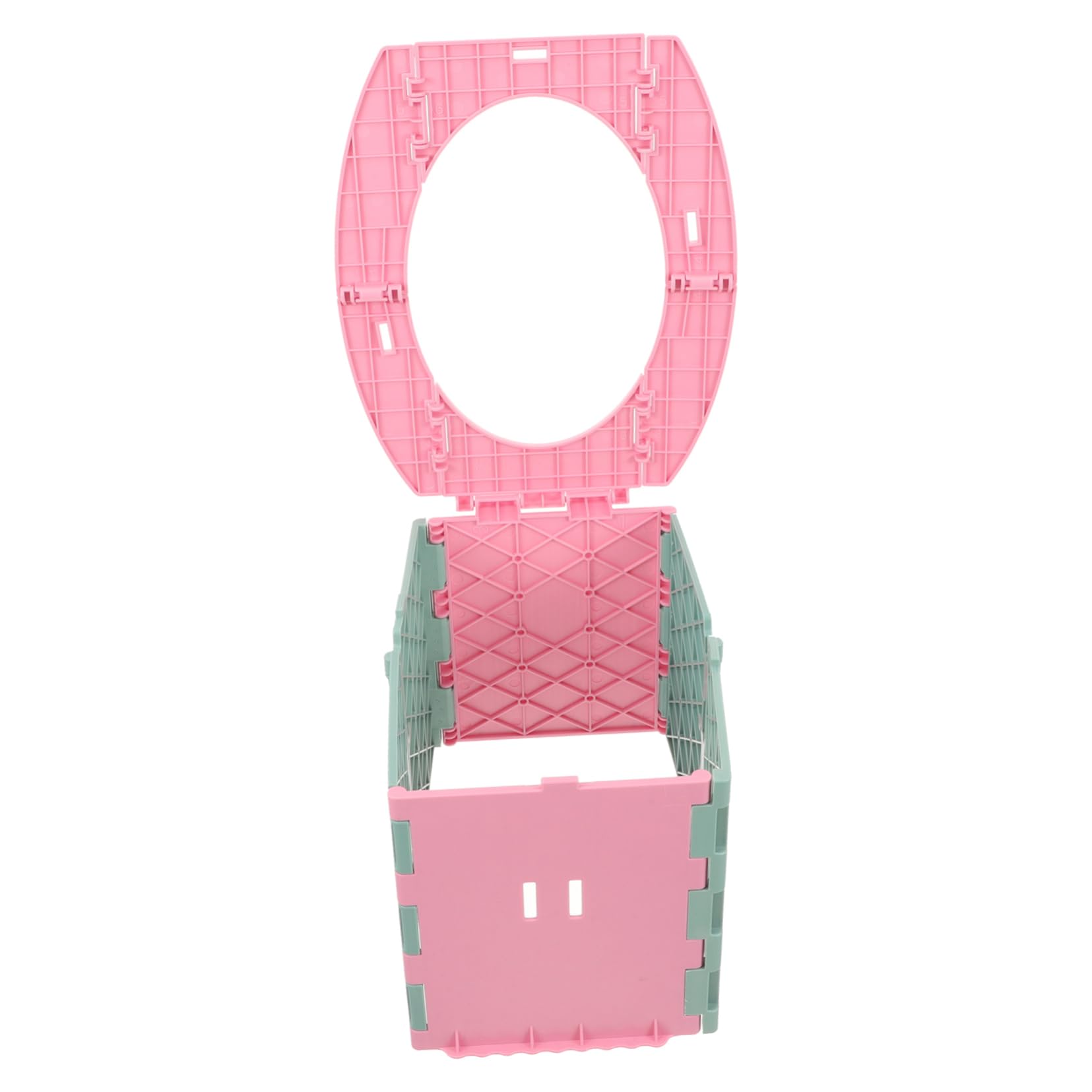 IWOWHERO Portable Potty Seat Foldable Travel Toilet for Outdoor Use Lightweight and Easy to Carry for Potty Training and Urgent Needs