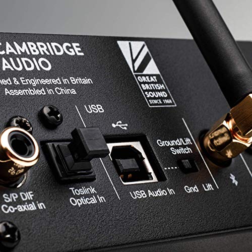 Cambridge Audio DacMagic 200M MQA-kompatibler Digital/Analog-Wandler - USB/Koaxial/Optisch - 768khz DAC-Wandler mit Bluetooth aptX