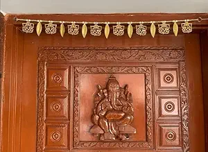 WDK Handwork GANPATI and Leaf and lumba TORAN
