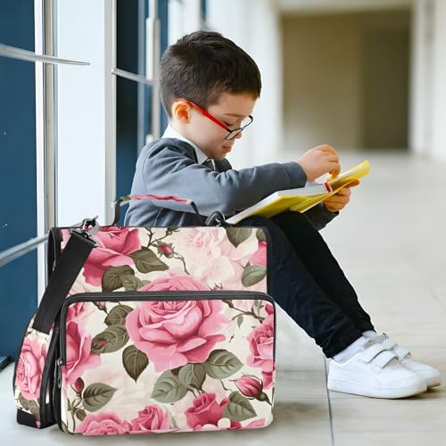 Image of 3 Ring Zipper Binder with Shoulder Strap Mte1mja0mzyyafnpcm05vw8wyvr0 1.5 inch Binders Keeper Large Capacity Multi Pockets for School Office Supplies