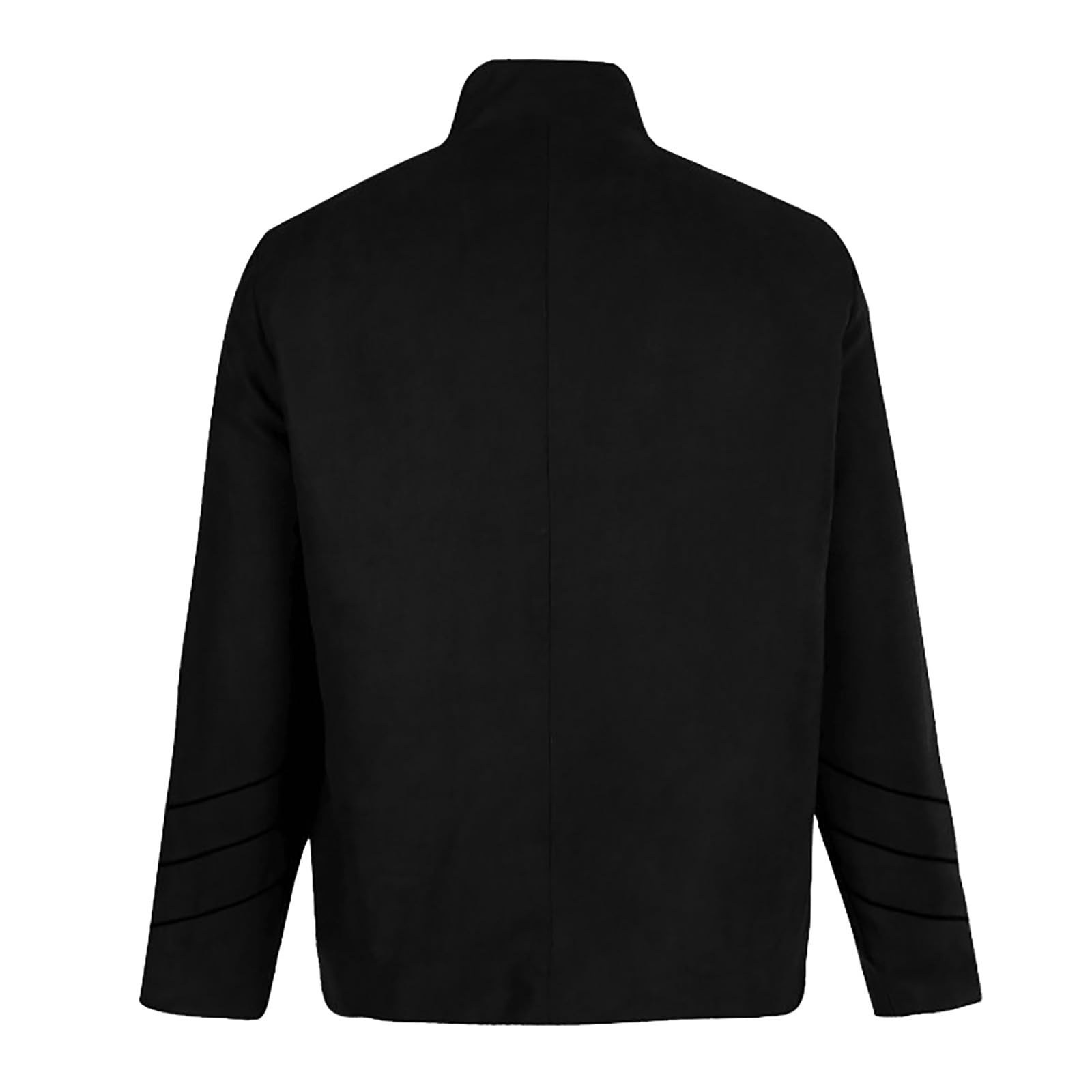 Generisch Herren Mantel Jacke Gothic Stickerei Knopf Mantel Party Outwear