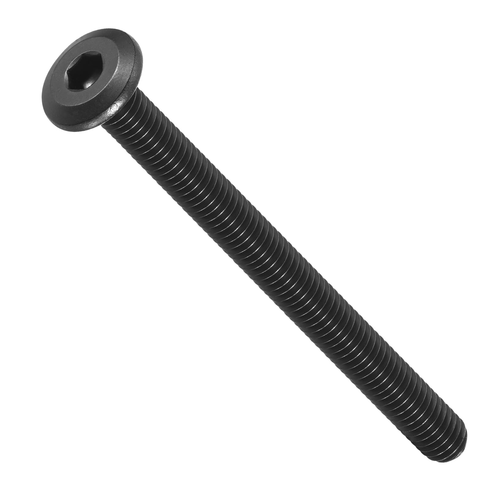 METALLIXITY Flat Head Hex Socket Cap Screws Bolts(M6-1x70) 10Pcs, 304 Stainless Steel Hex Socket Furniture Bolts Screws