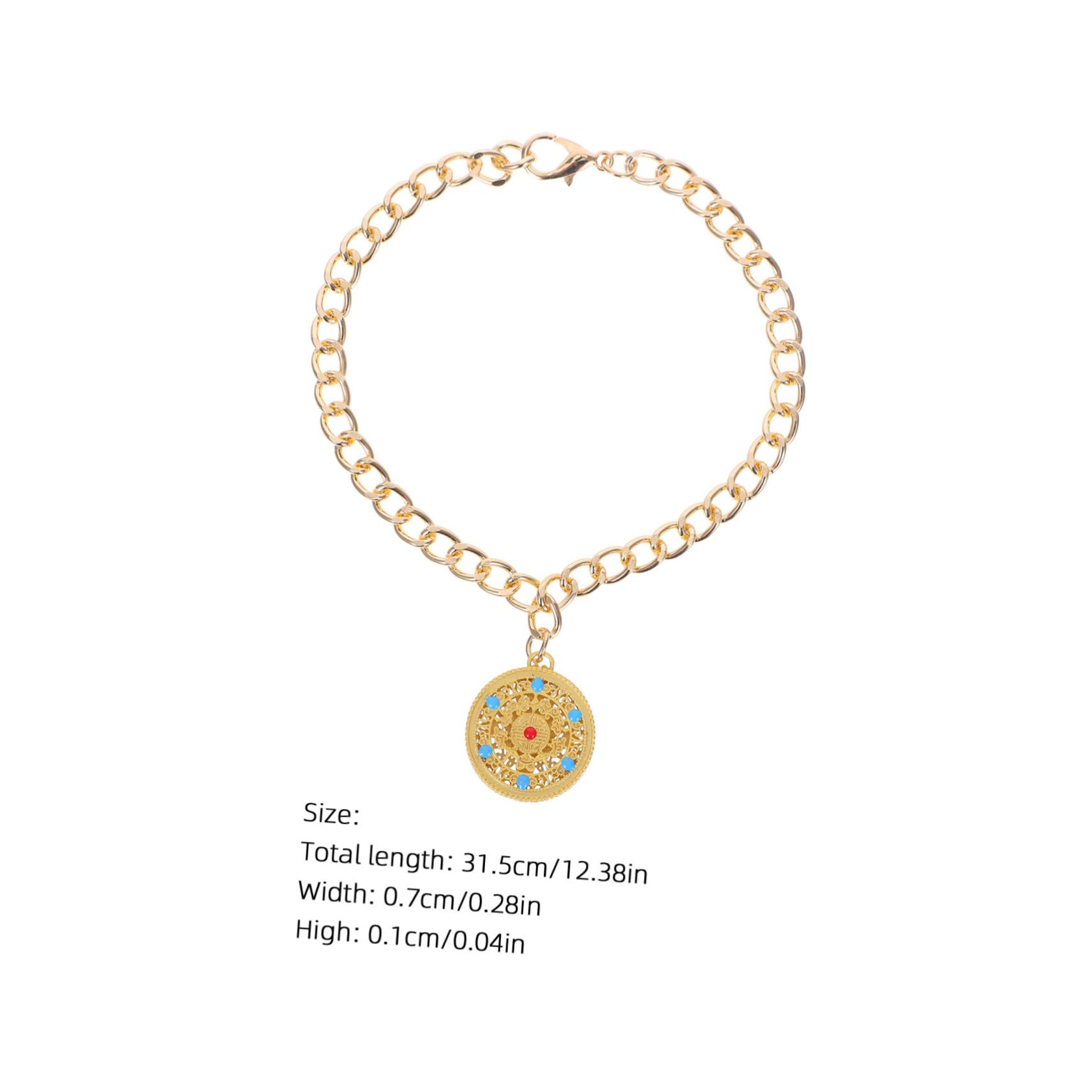 BESPORTBLE Metal Pet Memorial Lock Pendant Dachshund Necklace for Dogs and Cats Good Luck Pet Necklace Adjustable Chain