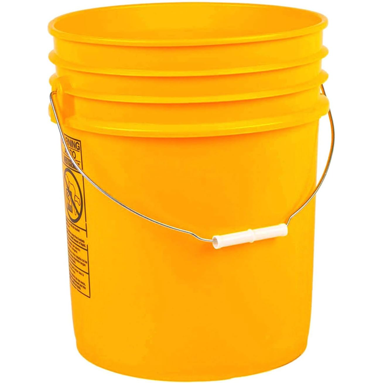 ☆イエローバケツ 陶器製 Amazon｜BSYU 5ガロン 黄色 バケツ 6パック プラスチック バケツ