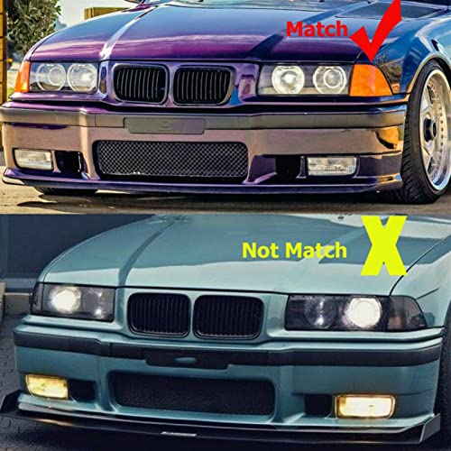 Grille de calandre E36 remplacement haricot noir BMW 1997-1999 - 2