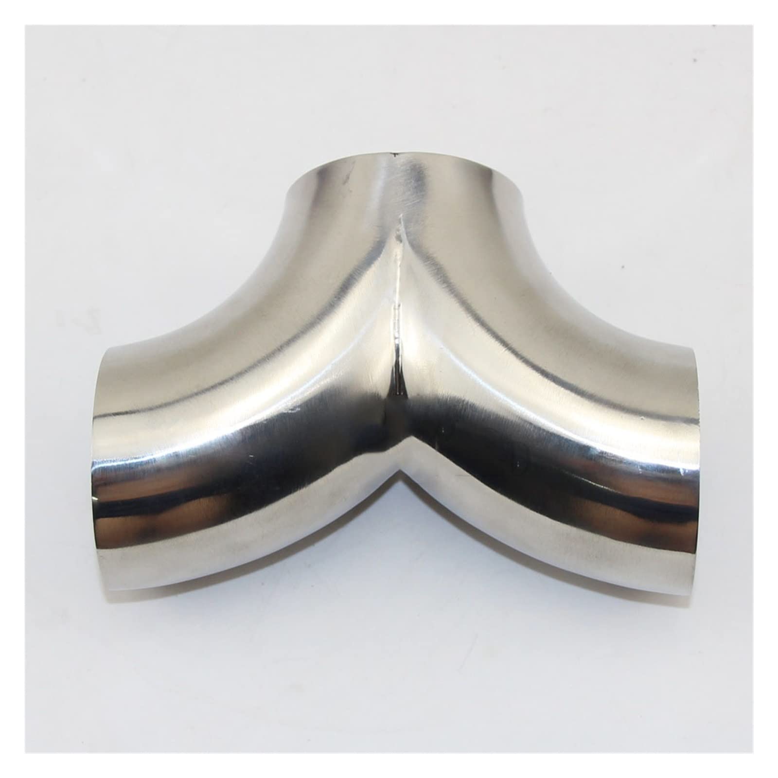 Tubería de 19-89 mm Sobredosis Soldadura en el Trasero Codo en Forma de Y 3 vías Sus 304 Adecuado (Color : 76mm x 2 mm)