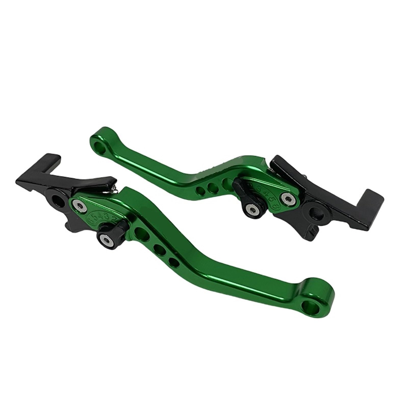Onmaweyb Green Brake Clutch Lever Bike Adjustable Double Disc Brake Motorcycle Modification Accessories Handle Lever For Scooters D7ya Gy6 Modified Parts(Green)
