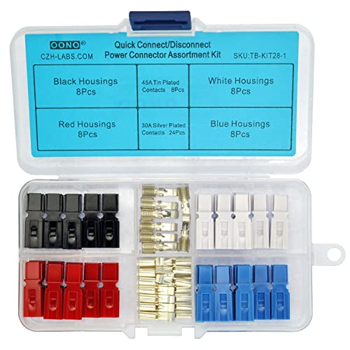 Conectores de potencia 30A 45A quick connect kit de empalme para cables 2
