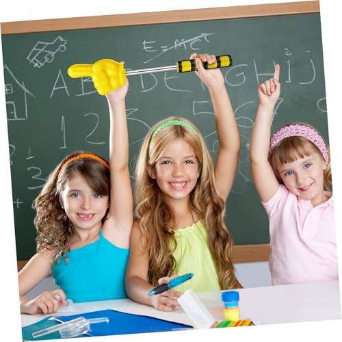Puntero de mano extensible VALICLUD de 2 piezas con punta de dedo para aula 4