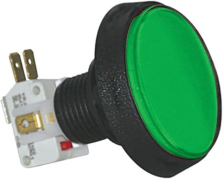 Suzo-Happ Pushbutton - Large Round - Illuminated - D54-0004-1