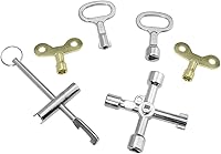 Vista 1 de Kit de llaves multifunción 6IN1 para varias válvulas como electricidad, agua, gas, trenes, gabinetes, elevadores, umbrales, etc