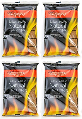 Image of FOUR PACK OF BAR-BE-QUICK NATURAL FIRELIGHTERS - Safe and Easy to use!