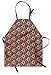 ABAKUHAUS Resumen Delantal de Cocina, Jumbling Piezas Desigual, Colores Nítidos Altura Ajustable Estampa Lavable, Multicolor