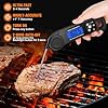 AMMZO Meat Thermometer Digital, Instant Read Food Thermometer for Cooking, Grilling, Baking, Frying & Candy Making, Essentials Kitchen Gadgets Accessory, Gifts for Men Women Dad Mom Birthday #1