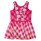 Kleid - Dress - Robe, Kleid, Blumendruck am Oberteil, Unterteil: Karo Catimini