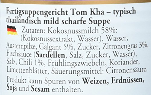 Exotic Food Tom Kha Suppe, servierfertig (1 x 400 ml Dose) | 400 ml (1er Pack)