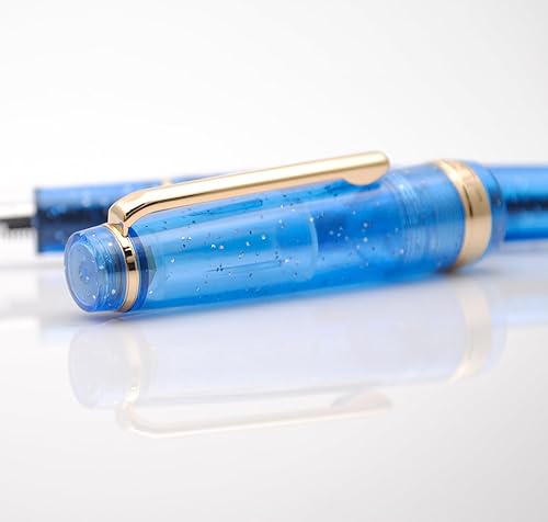 Miniatura 8 de JINHAO 82 Pluma estilográfica (azul fluorescente transparente, punta fina 0.020 in)