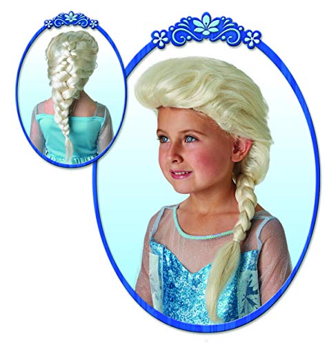 Image of Disney Frozen Elsa & Anna Girls Elsa Wig - white -