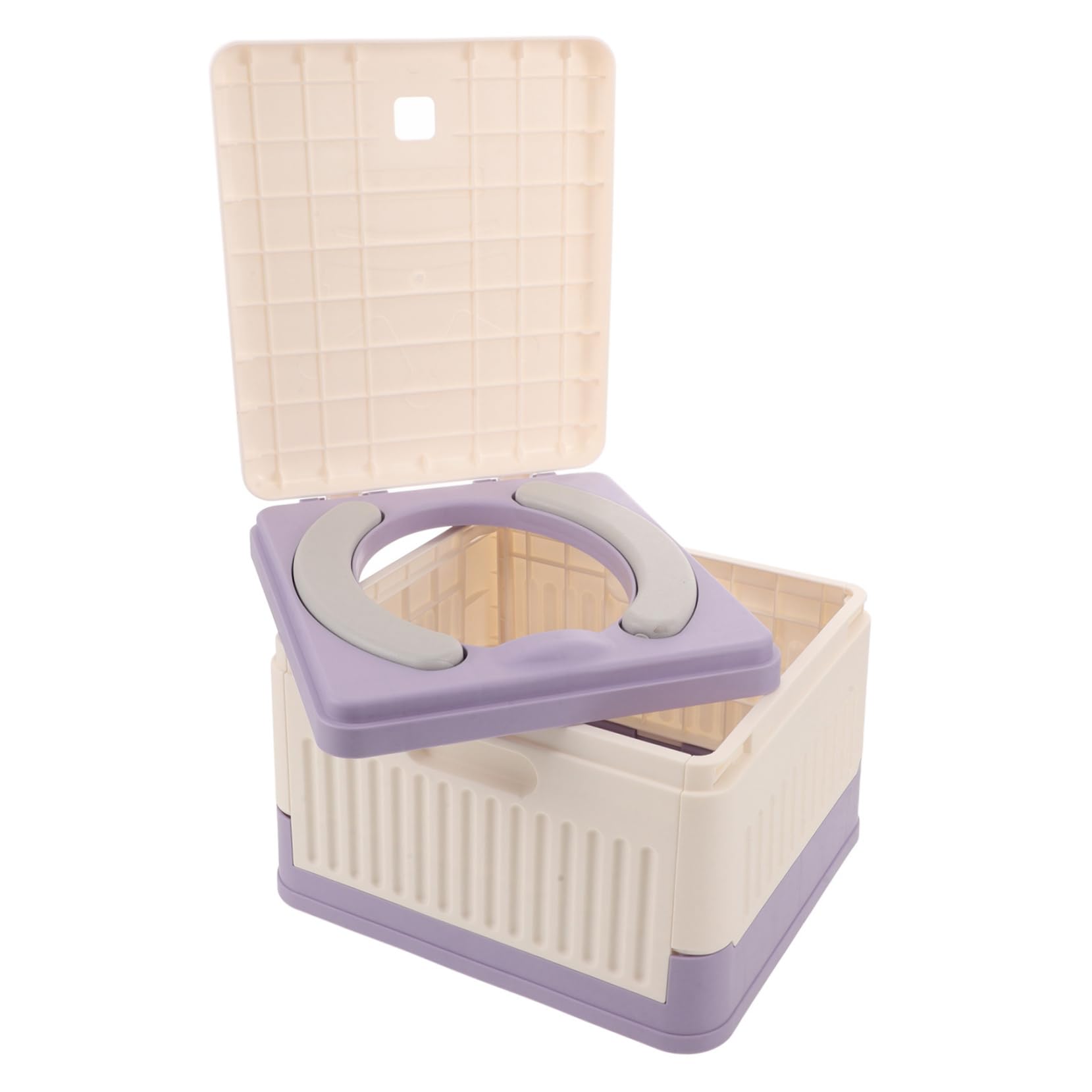 Anneome Foldable Potty Training Toilet for Boys and Girls Portable Travel Potty Seat Emergency Mobile Toilet Toddler 20 Disposable Bags
