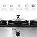 Elite Platinum EWMST Adjustable Temp Dishwasher-Safe Oval Ceramic Pots, Lid Rests, 3 x 2.5Qt Capacity, Stainless Steel
