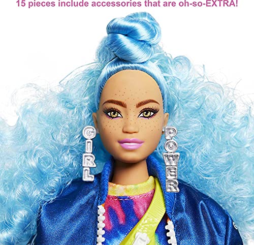 Barbie Extra Doll #4 with Skateboard & 2 Kittens for Kids 3 Years Old & Up – Bild 4