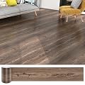 Lareko 54 Sq.Ft,Wood Peel and Stick Floor Tiles,36 Pack Brown Vinyl Flooring (No Adhesive Residue) 36"×6" Waterproof and Non-Slip Laminate Flooring for Renters Bathroom, Living Room ((Dark Brown