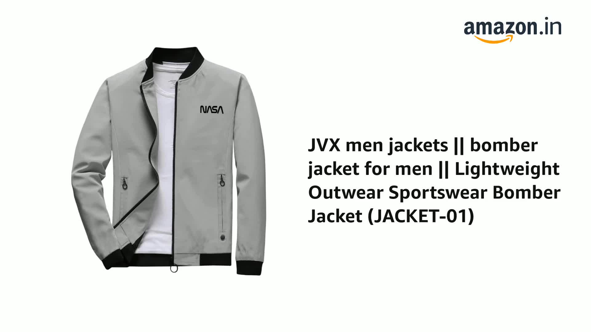 Buy JVX Men Polyester Standard Length | Bomber Jacket