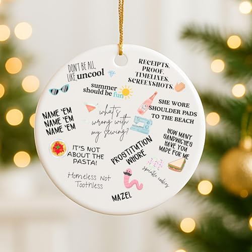 Reality TV Ornament 2025, Gift for Reality TV Lover, Best