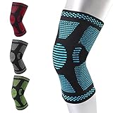 Kniebandage für Männer Damen, Knieschützer, Bandage Knie, Kniestütze, Knee Support, Kniebandage XXXL, XXL, XL, L,M Arbeit Sport Joggen, Knee Brace, Knieschoner [1 Stück] (XXL,Schwarz)