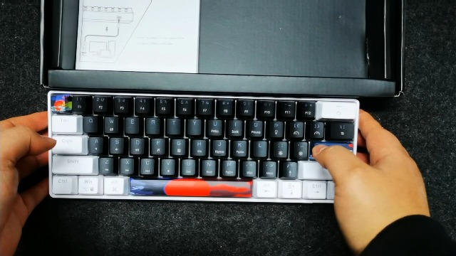 Amazon.com: Ussixchare 60 Percent Gaming Keyboard 61 Keys