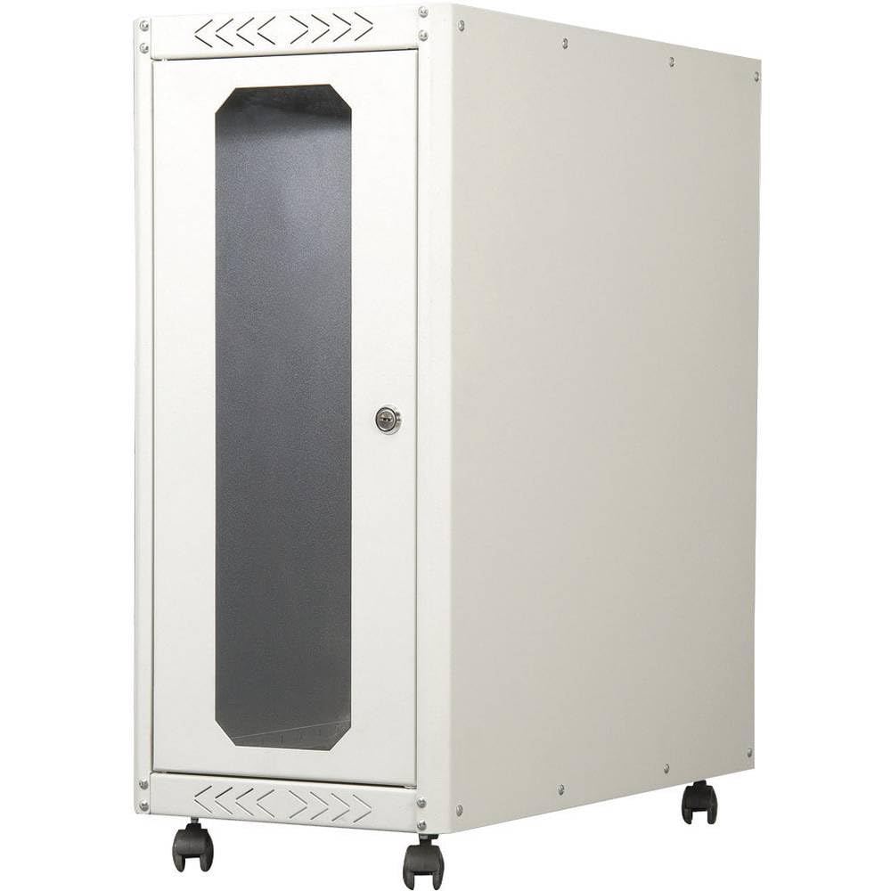 DIGITUS Armoire PC - IP20 - Verrouillable - sur roulettes - Dimensions intérieures 583x246x550 mm - Ventilation Passive - Gris