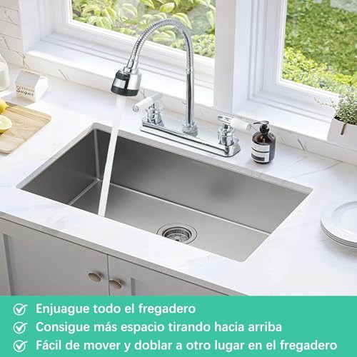 Mezcladora para fregadero cuello flexible 23 Imagen adicional