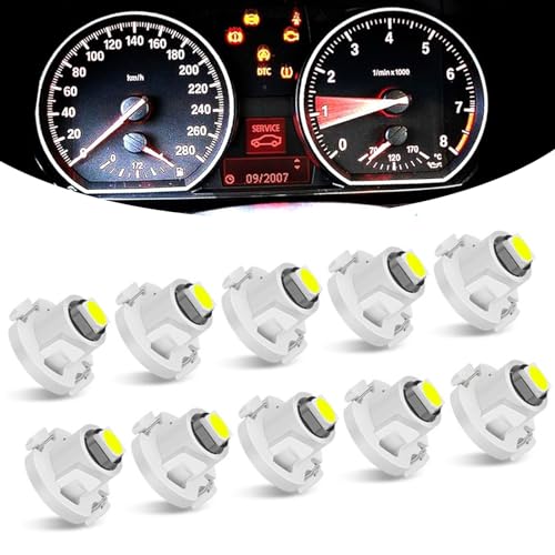 Pack 10 Lámparas LED T4.2 para Tablero de Auto miniatura 1