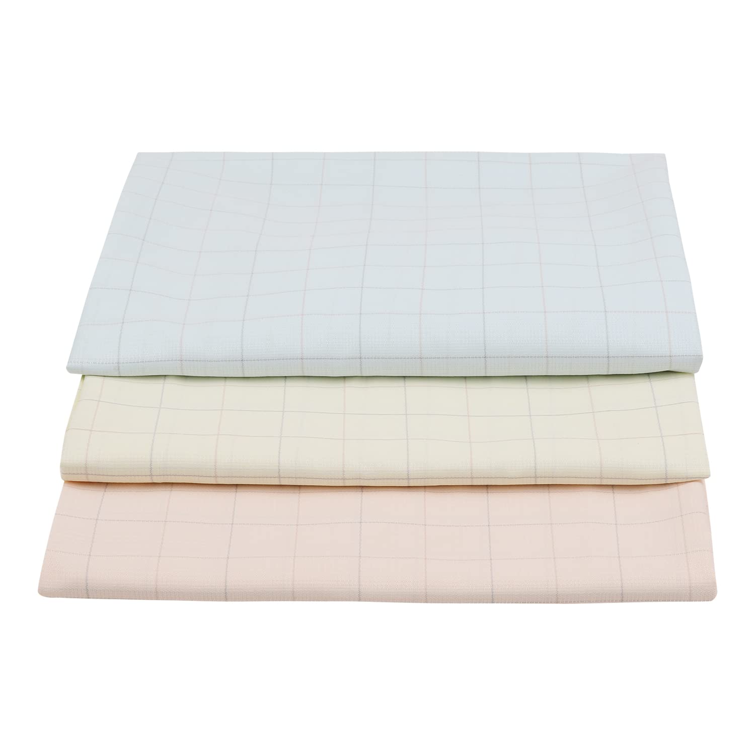 Unstitched PolyBlend Checks Shirt Combo of 3 Shirt Piece (2.25m - 35panna) each for Men-image-11