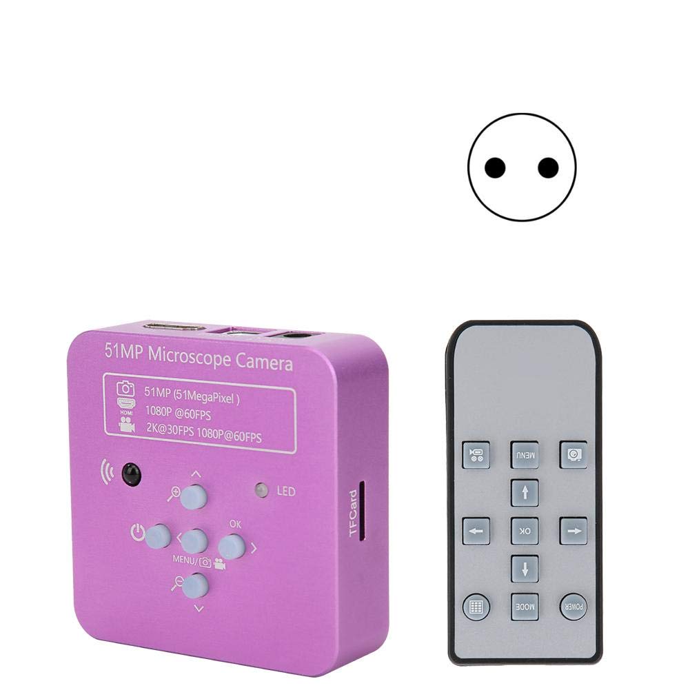 51MP 1080P 60FPS Mikroskop USB Aparat do naprawy telefonu Lupa (wtyczka 100-240 V EU)