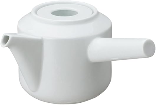 KINTO LT 21230 Teapot, 10.1 fl oz 300 ml, White, Microwave and Dishwasher Safe