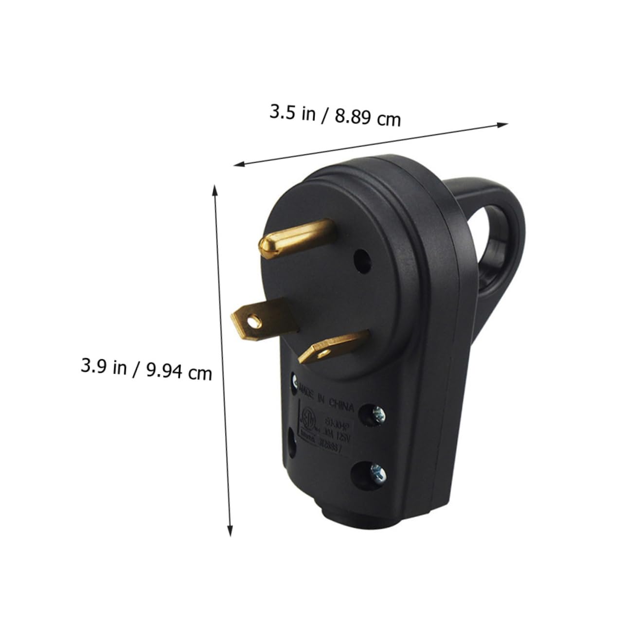 VALICLUD Amp Rv Plug Replacement with Handle Detachable Prong Electrical Adapter for Trailers and Campers High Grade Contacts Easy Installation and Reliable Performance