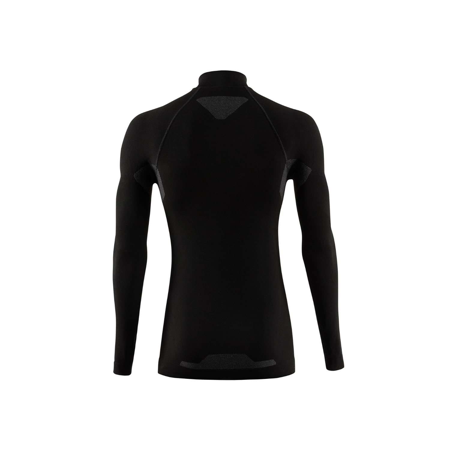 Lurbel Alaska Long Sleeves Zip, Camiseta térmica, Camiseta con Cremallera, Camiseta de Invierno, térmica para Trekking, Senderismo, Unisex (XS - Negro)