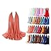 Produktbild ZEELIY Damen Viskose Hijabs Schals Schöne Hijab Caps Schal Muslimischen Kopftuch Damen Schal - Plain Bubble Chiffon Schal Hijab Wrap Printe Schals Stirnband Muslim Hijabs