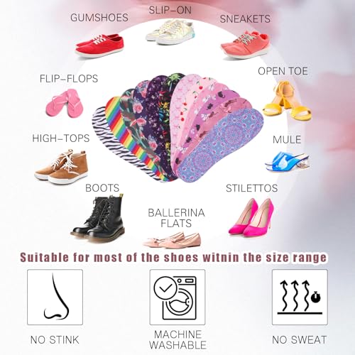 12 pares de plantillas lavables para zapatos sin mostrar miniatura 5