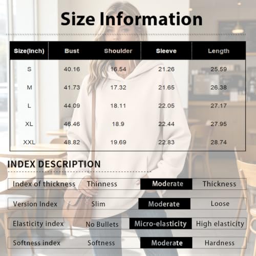 Oversized Sweatshirt for Women Fleece Hoodies Oversized Sweat Shirt - image 4